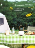 Katlanabilir Su Geçirmez Piknik Örtüsü - Yeşil Kareli 0.8*1.2 m - 1 Adet thumbnail 7