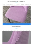Modern Minimalist Sandalye Kılıfı - Bordo - 4