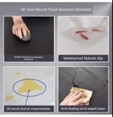 PU Su Geçirmez Mutfak Önlüğü - Siyah 115cm thumbnail 11