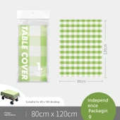 Katlanabilir Su Geçirmez Piknik Örtüsü - Yeşil Kareli 0.8*1.2 m - 1 Adet thumbnail 1