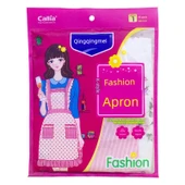 Çiçek Desenli Su Geçirmez Mutfak Önlüğü - 2251 Moda Önlük - 1