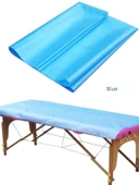 Su Geçirmez Kalın Yatak Örtüsü - 100x200cm Mavi - 10 Adet - 3