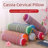 Silindir Boyun Yastığı - Gül Kurusu 10cm - 3