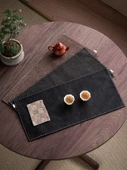 El Yapımı Çay Matı - Guofeng Eski Kumaş Kare Model - 2