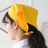 Mutfak Önlüğü ve Bone Seti - Beyaz (Mor Pamuklu Bone) thumbnail 4