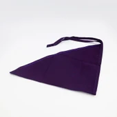 Mutfak Önlüğü ve Bone Seti - Beyaz (Mor Pamuklu Bone) thumbnail 1