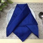 Kraliyet Mavisi Pamuklu Peçete - 8'li Paket - 50x50cm thumbnail 1