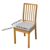Su Geçirmez PU Deri Sandalye Kılıfı - Bej - Ekstra Büyük (50-58cm) - 10