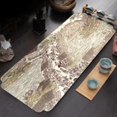 Çin Tarzı Yixing Kil Çaydanlık Altlığı - Qingming Festivali Kenarı - 45cm x 20cm - 1