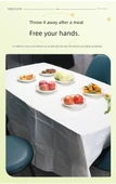 Beyaz Tek Kullanımlık Masa Örtüsü 2*2 Metre (5 Paket x 50 Adet) - 8