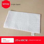 Karabuğday Kabuğu Yastık Kılıfı - Beyaz Antibakteriyel Tek Katmanlı 25x40 A - 1