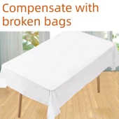 Beyaz Tek Kullanımlık Masa Örtüsü 1.6*1.6 m (2 Paket x 20 Adet) - 1