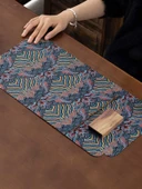 Çift Taraflı Su Emici Isı Yalıtımlı Kumaş Bardak Altlığı - Çift Taraflı Cuihua - 4