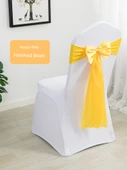 Elastik Sandalye Örtüsü Fiyonku - Zümrüt Yeşili - (35-48cm Sırt Genişliğine Uygun) - 4