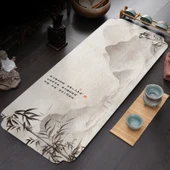 Çin Tarzı Yixing Kil Çaydanlık Altlığı - Mozhu - 60cm x 27cm - 1