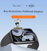 Xiaomi Bracelet 9 Pro için Sarı Gri Naylon Örgü Kordon + 2 Ekran Koruyucu - 7