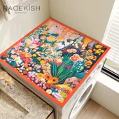 Diyatomlu Çamur Emici Masa Matı - Fanhua Yu Jin Desenli - 60x60cm thumbnail 2