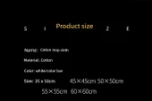 Pamuklu Temizlik Bezi - Karışık Renkli 35x50cm (2'li Paket) - 7