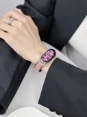 Xiaomi Bileklik 9 Seramik Bej Pembe Kum Silikon Kordon - 5