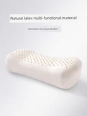 Lateks Seyahat Yastığı - Kristal Kadife - Mavi - 10-12cm - 2
