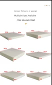50D Yüksek Yoğunluklu Sünger Minder - 50x50x15cm (Kılıfsız) - 7