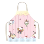 Hello Kitty Desenli Çocuk Önlüğü - KT Kedi 7 - 45x56cm - Pamuklu Keten - 3