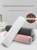 Boyun Destekli Mini Yastık - Tek Silindir - Greçka Kabuklu - Kuğu Beyazı (Model 2) - 3