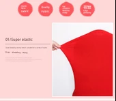 Elastik Otel Banket Düğün Sandalye Kılıfı - Yeni Şarap Kırmızısı (Kalınlaştırılmış Hava Katmanı 400g) thumbnail 10