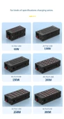 20 Port 100W USB Şarj Aleti Fanlı ABS Kasa + 10 Android Uyumlu Kablo - 8