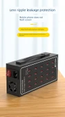 20 Port 100W USB Şarj Aleti Fanlı ABS Kasa + 10 Android Uyumlu Kablo - 10