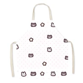 Hello Kitty Desenli Çocuk Önlüğü - KT Kedi 7 - 45x56cm - Pamuklu Keten - 6