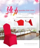 Elastik Otel Banket Düğün Sandalye Kılıfı - Açık Pembe (Standart 220g) - 6