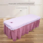 Tek Kullanımlık Masaj Yatağı Örtüsü - 85-90x190cm Yatak, Su Geçirmez Yağa Dayanıklı Açıklıklı (20 Adet) - 2