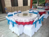 Minimalist Yüksek Elastik Pileli Sandalye Kılıfı - Koyu Kahverengi - 7