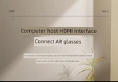 Micro HDMI - Type-C Bilgisayar AR Gözlük Kablosu - 9