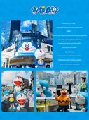 Baloncuklu Doraemon Kaymaz Banyo Paspası (Model 2) - 40x70cm - 6