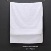 Otel Tipi Pamuklu Yüz Havlusu - 16s Saten 150g (35x75cm) - 1