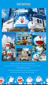 Baloncuklu Doraemon Kaymaz Banyo Paspası (Model 2) - 40x70cm - 7
