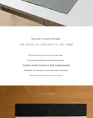 Deri Amerikan Servisi - Gri 4 Adet 30x43cm thumbnail 9