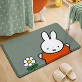 Miffy Desenli Banyo Paspası - 60x90 cm - Neşeli Miffy - 1