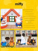 Miffy Desenli Banyo Paspası - 60x90 cm - Miffy Anıları - 6