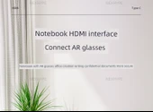 Micro HDMI - Type-C Bilgisayar AR Gözlük Kablosu - 11