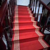 Kendinden Yapışkanlı Kaymaz Merdiven Halısı - Orta Avrupa Kırmızı - 1.2 Metre - 1