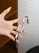 Paslanmaz Çelik Apple Watch Kordon - iwatch 1-9/se 42/44/45mm Yıldız Rengi Buzlu - 3