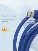 USB Şarj ve Data Uzatma Kablosu - 30cm Siyah thumbnail 6