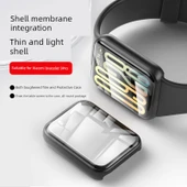 Xiaomi Bileklik 9 Pro Uyumlu Şeffaf PC Kılıf ve Temperli Film - 3