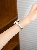 Paslanmaz Çelik Apple Watch Kordon - iwatch 1-9/se 42/44/45mm Yıldız Rengi Buzlu - 5