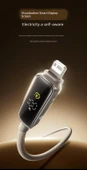 2'li Star Titanyum 1m USB Hızlı Şarj Dijital Ekranlı Kablo - 10