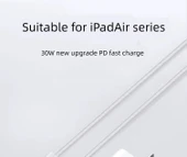 iPad Air 5/4 30W USB-C Hızlı Şarj Aleti - Sadece Adaptör - 5