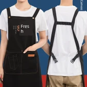 Su Geçirmez Kanvas Önlük - 306 Derin Kahve thumbnail 5